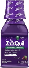 Vicks ZzzQuil Nighttime Sleep Aid Liquid, Warming Berry, 6 FL OZ