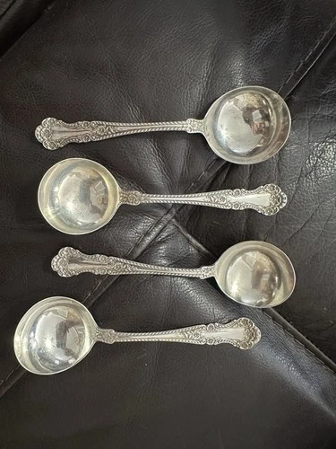 Gorham Cambridge 4 Spoons 5”  Sterling PAT 1899 No Monogram
