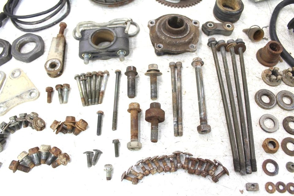 1989 Yamaha Breeze 125 Chassis Bolt Kit Hardware Motor Mount Wire One Way Clutch - Image 3 of 4