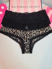 VTG Victoria's Secret 2pk The Lacie Cheeky Hipster Panties Size M