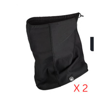 Lot of 2 - Mission Black All Season Cooling Neck Gaiter Ski Mask For Men Women