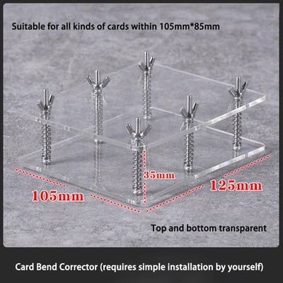 Star Card Protector Multi-color Card Flattening Bend Corrector Tool 1 set