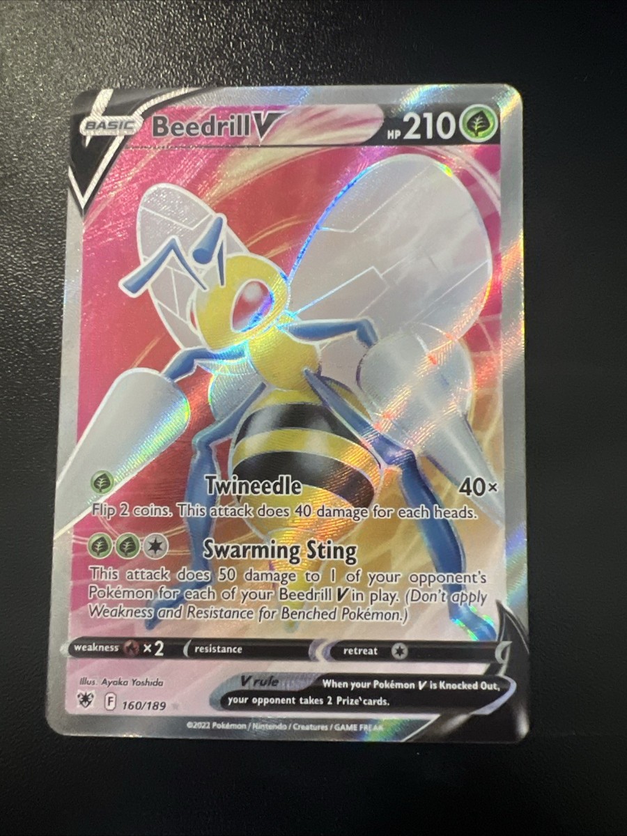 Beedrill V (Full Art) 160/189 Swsh10: Astral Radiance Holo | eBay