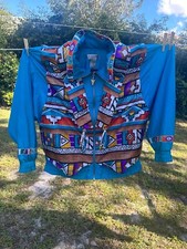 Vintage Lavon 90's Abstract Aztec Windbreaker With Pants Southwestern Medium
