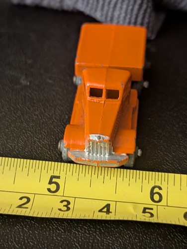 STUNNING 1:87 HO SCALE 2.25"L HAULER LESNEY UK MFG 1950'S TANGERINE COLOR SCHEME - Picture 16 of 18