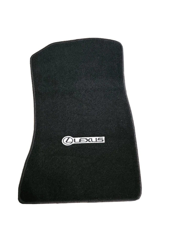 Alfombrillas de nailon negras Fit 06-12 Lexus IS350 IS250 con emblema negras Foto 4 de 4