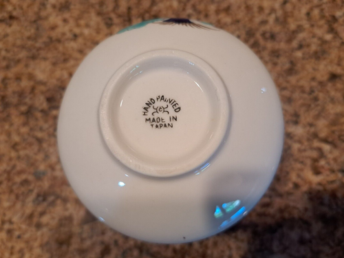 Pair of Vintage Hand-Painted Miniature Floral Cream/Milk Pitcher - Made In Japan - Picture 17 of 22