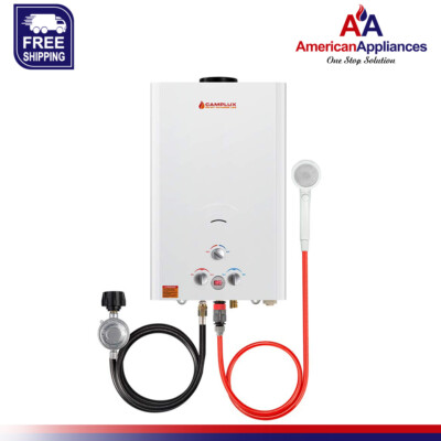 Camplux 16L Outdoor 4.22 GPM Digital Display Propane Gas Tankless Water  Heater 769700686623 | eBay