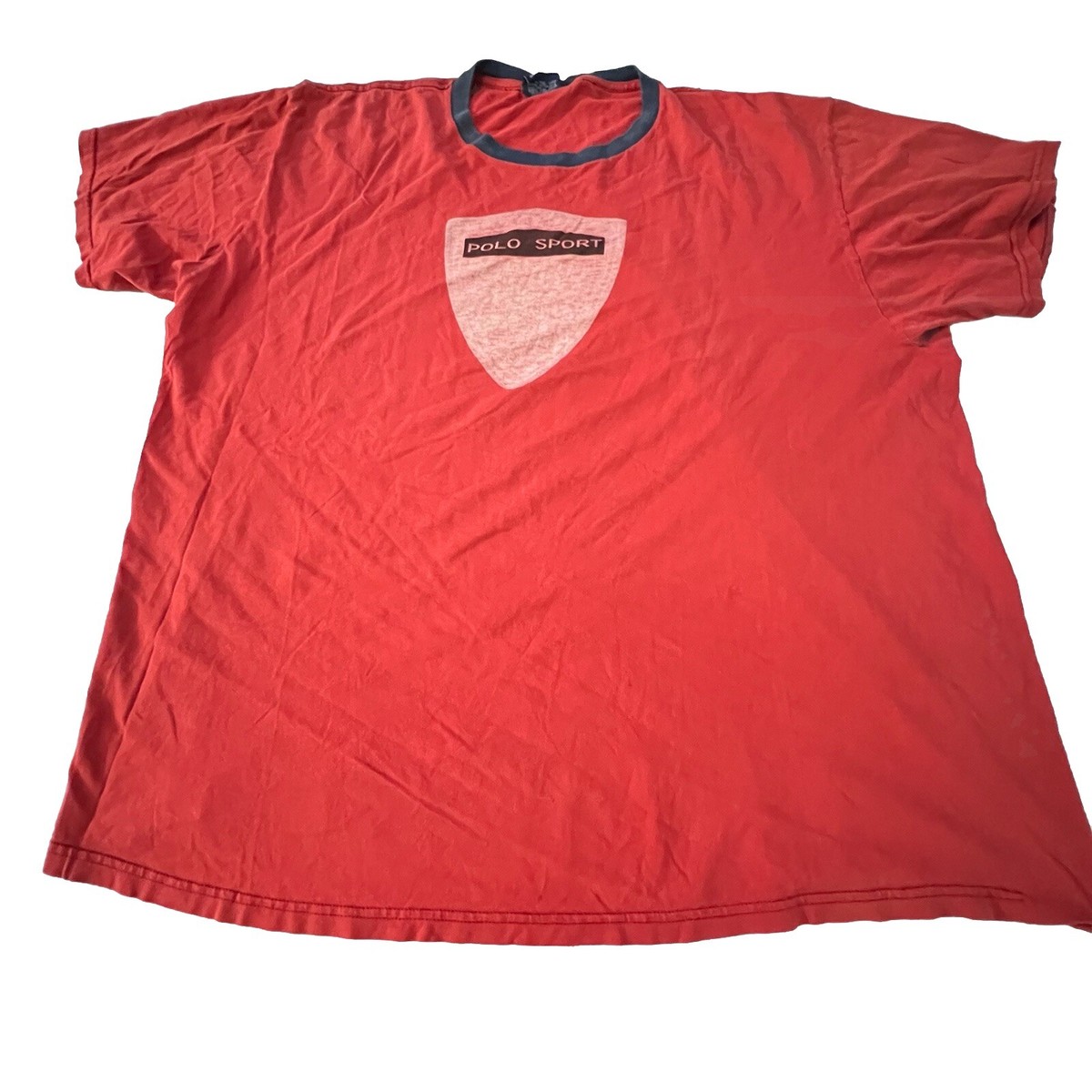 90s polo sport ポロシャツ XXL 古着 90s POLO SPORT Ralph Lauren カノコ 長袖 ジップ