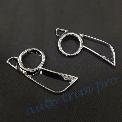 2X Chrome Fog Light Lamp Cover Trim For Toyota Highlander 2017-2019 Accessories - Picture 7 of 7