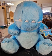 12" Glow Brights Blue Dragon Plush Lights Sound FAO Schwarz Tested Works N7