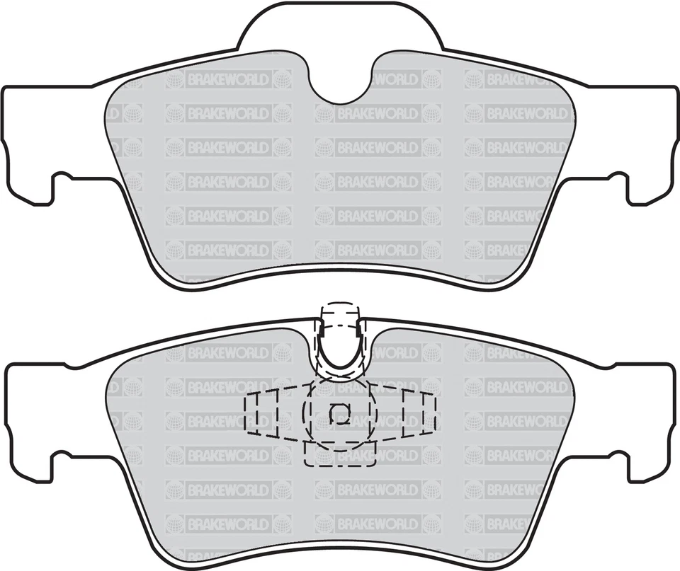 ALMOHADILLAS DELANTERAS Y TRASERAS OEM SPEC PARA MERCEDES-BENZ CLASE M W164 ML350 3.5 2005-11 Foto 3 de 4