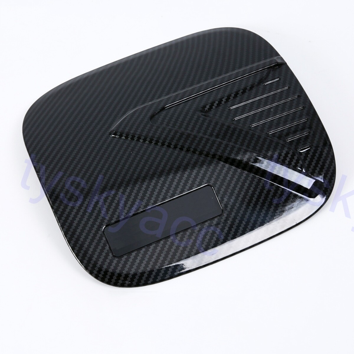 Fuel Gas Tanks Cap Carbon Fiber Cover Trim For Mitsubishi Eclipse Cross