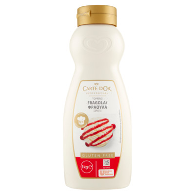 Carte d Or Topping Fragola,Süße Sauce mit Erdbeergeschmack 1Kg