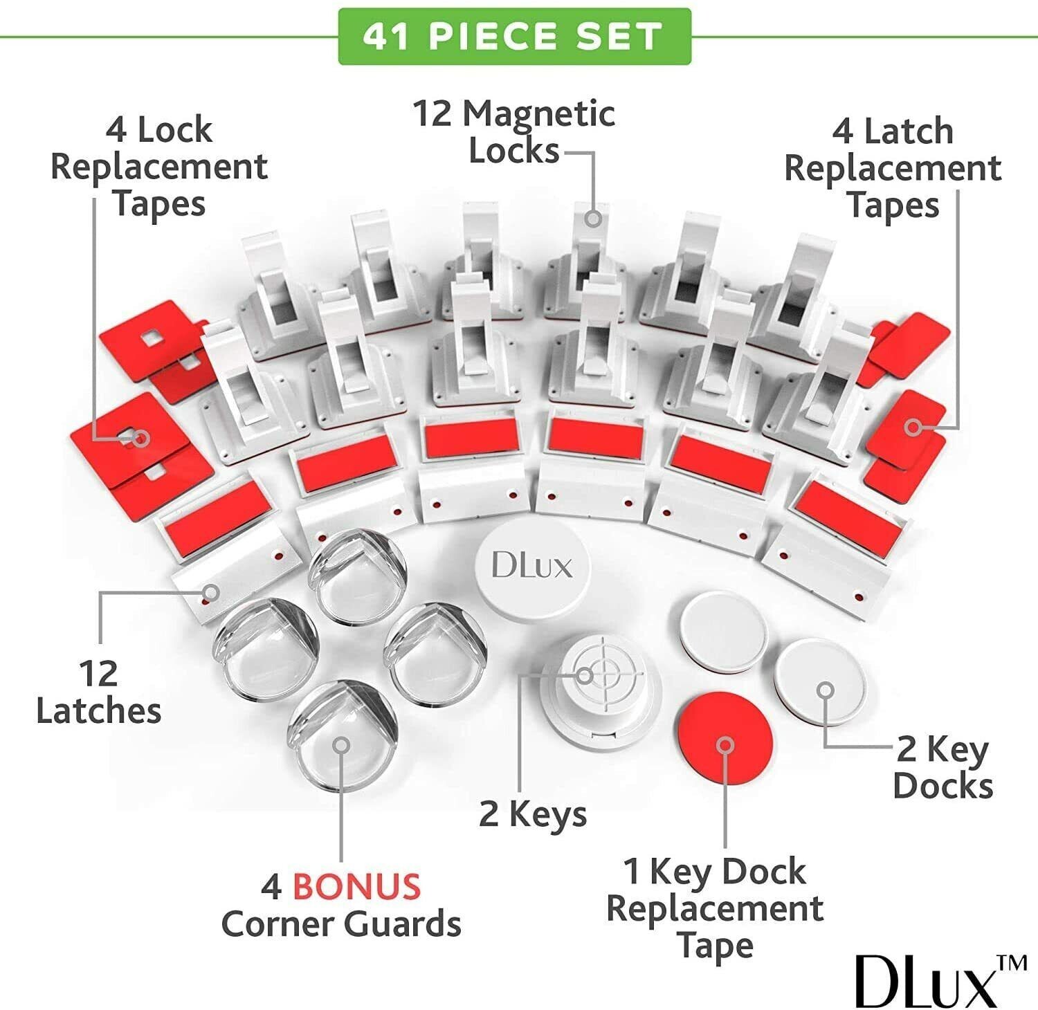 DLUX Locks Child Safety 41Piece eBay