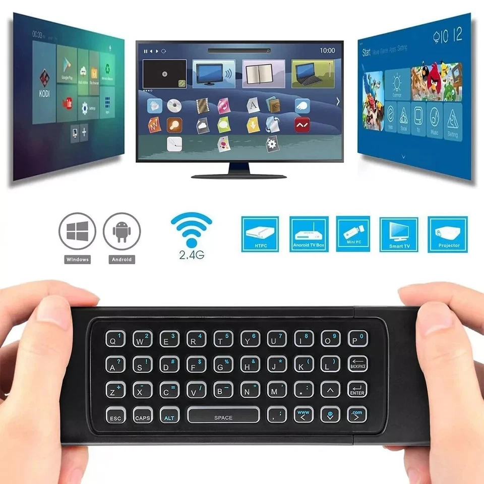 Mini Wireless Air Mouse Remote Backlight Keyboard 2.4GHz Gyro Sensor USB for - Image 4 of 4