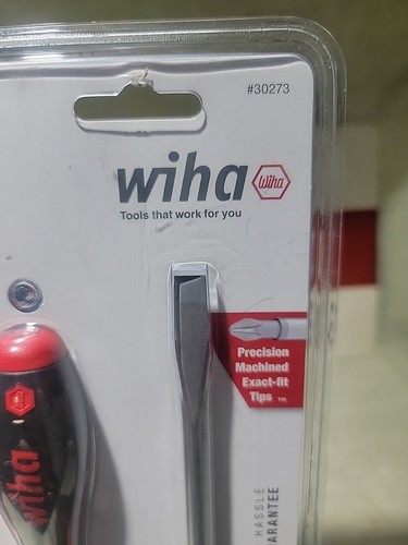 5 pc WIHA #30273 SOFTFINISH SCREWDRIVER SET SLOTTED & PHILLIPS MADE IN GERMANY - Picture 3 of 11