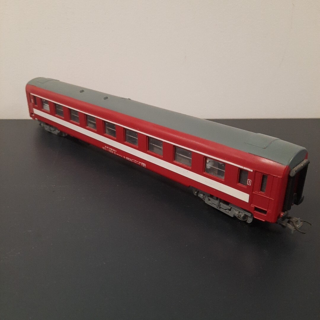 Voiture Voyageurs SNCF Vintage Jouef échelle HO - Occasion, Couleur Gris/vert, Modélisme Ferroviaire