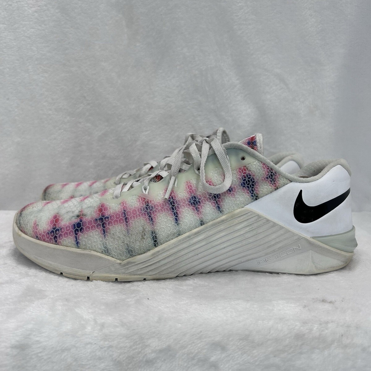 Women's Nike Metcon AMP White Tie Dye Pale Run Casual Low AT3149-101 SZ  11 43