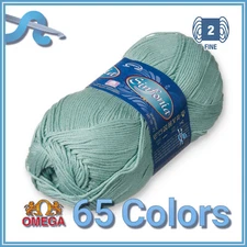 SINFONIA [100grs] by Omega - Elegant Fine 100% Mercerized Cotton Yarn