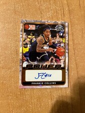2021-22 Leaf Pro Set Power Basketball - Frankie Collins - Bronze ARC Auto