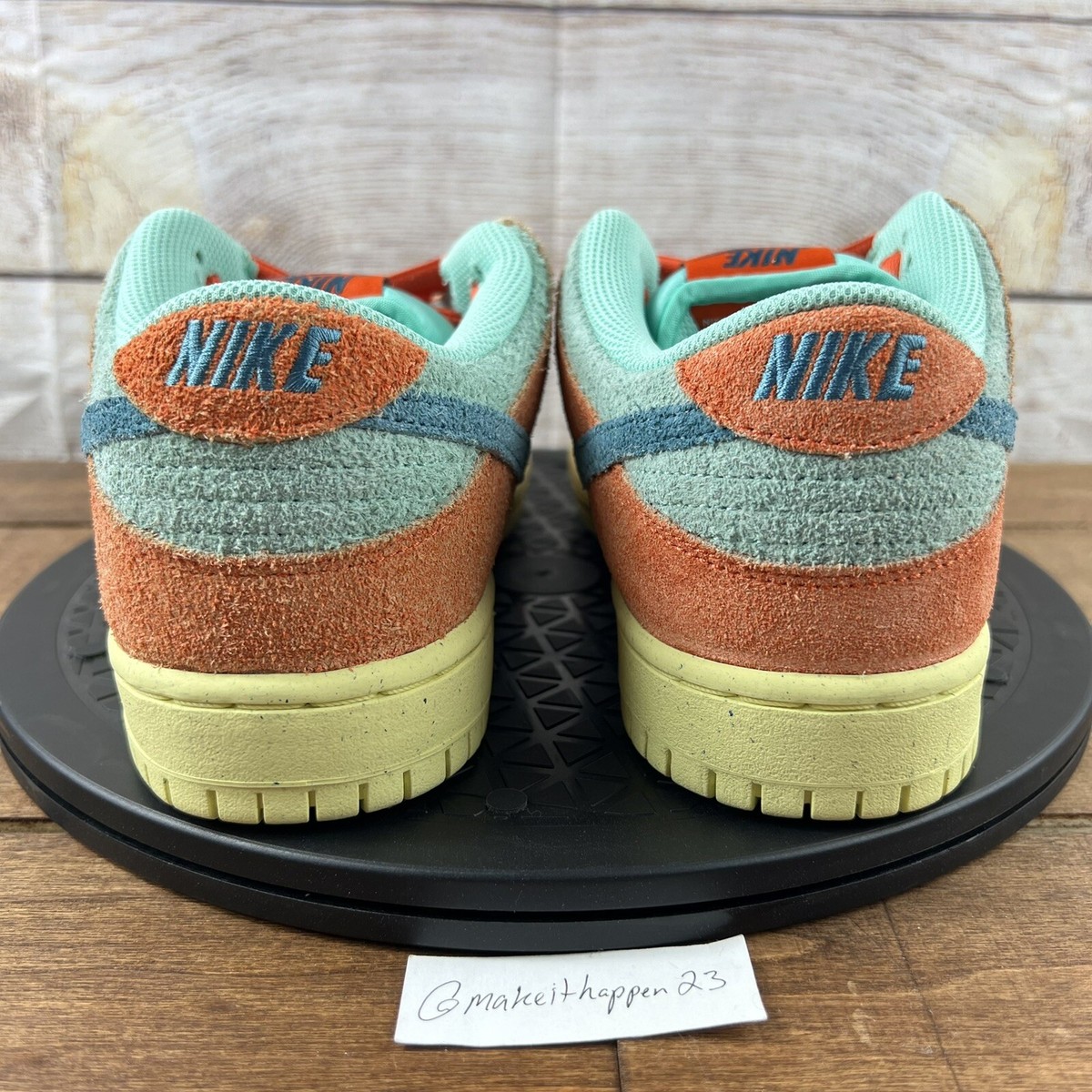 Nike SB Dunk Low Orange Emerald Rise Aqua DV5429-800 Men