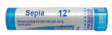 Cramps Menstrual Pain Relief Bloating - Boiron Sepia 12C - 80 Pellets