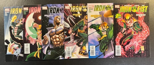 IRON FIST 1 2 3 4 5 6 COMPLETE SET Kevin Lau Misty Knight Power Man Luke Cage