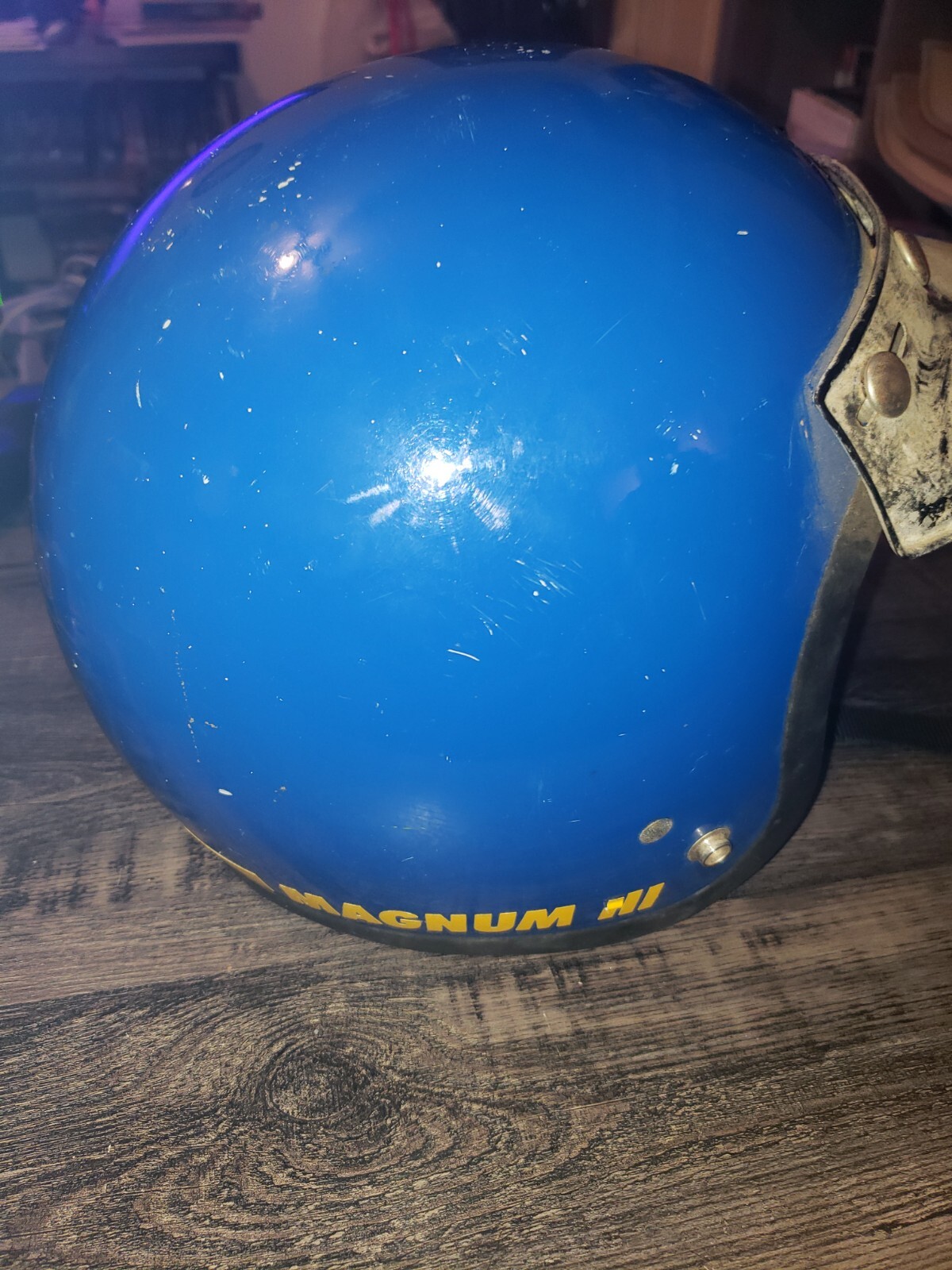 Rare BLUE Vintage BELL MAG MAGNUM III 1975 Helmet Snell 75 DOT 