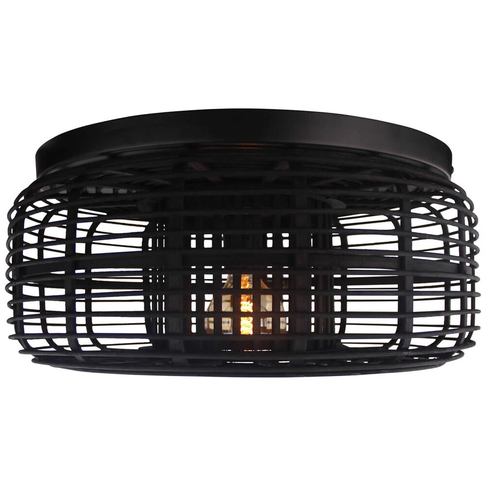 Brilliant Crosstown Decken Leuchte Lampe Beleuchtung Bambus Holz E27 dimmbar