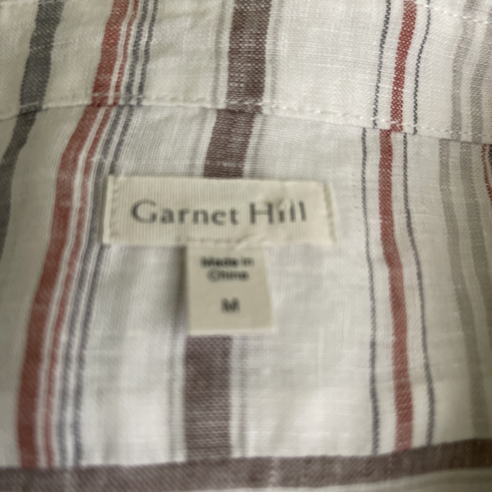 100 Linen Hill Long Shirt /Dress Size M Gem