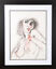 miniature 1  - Peter Collins ARCA - 20th Century Charcoal Drawing, Pink Lips
