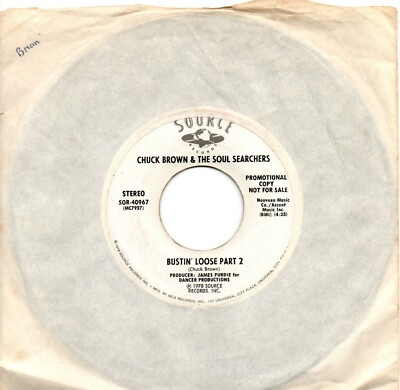Chuck Brown & Soul Searchers:Bustin' Loose Part 1 & 2:US Source:Funky:DJ