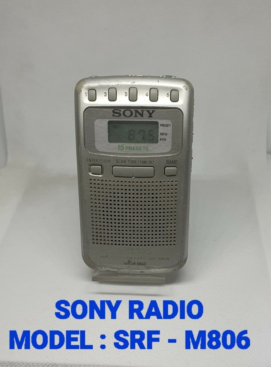 SONY - ソニー FMステレオ/AMワイドラジオ SRF-M806 ソニー FMステレオ/AMワイドラジオ SRF-M806