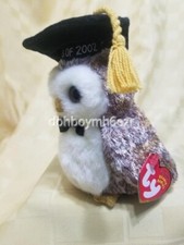 Ty Beanie Babies Baby Smarter Owl Class of 2002 plush animal 2001