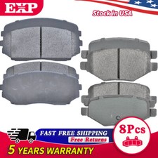 Brake Pads For 2011-2014 Ford Edge, 2011-2015 Lincoln MKX Front and Rear Ceramic