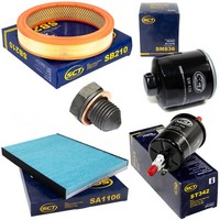 Filter Set Kraftstoff-ÖL-Luft-Innenraum + Schraube FüR Seat Ibiza Vw Polo Lupo