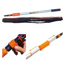 FRIESS SyncroMatic 106-220 cm Alu-Teleskopstange Verl&auml;ngerungsstange Softgriff