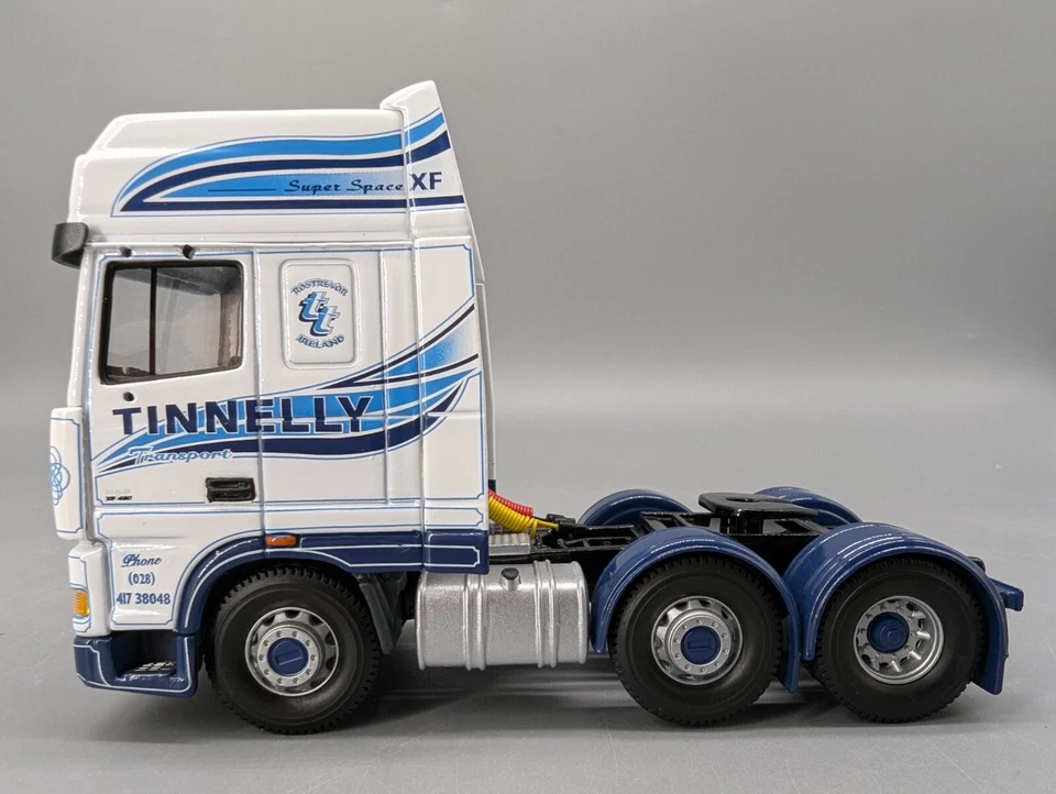 Modellautos 1:50 Corgi CC13238 DAF XF Super Space CAB LKW Tinnelly Transport OVP - Bild 2 von 4