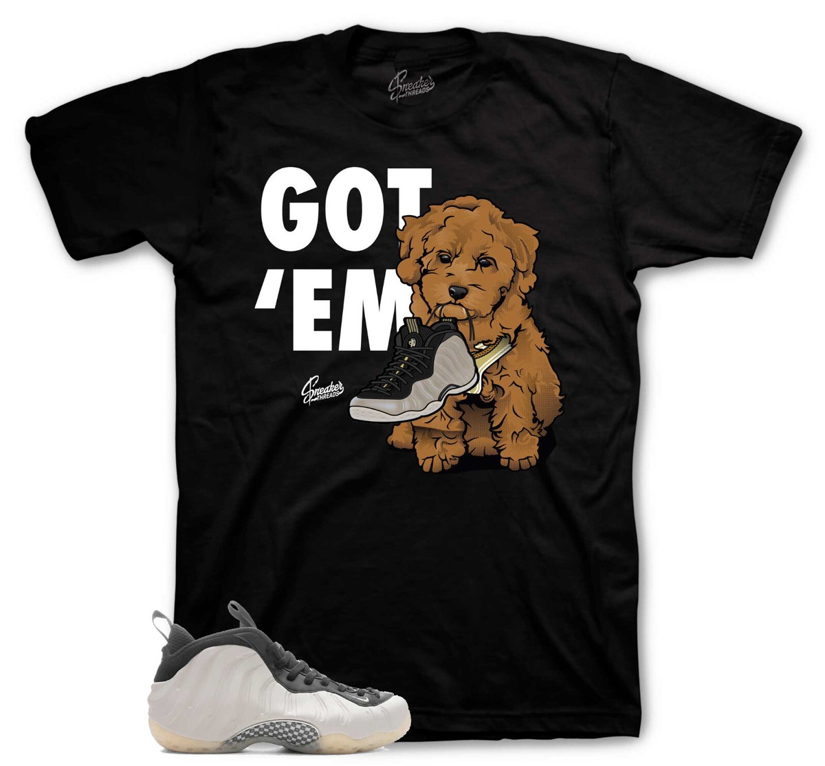 Shirt To Match Foamposite Orewood Brown Shoes Copped Em Tees - Main Image