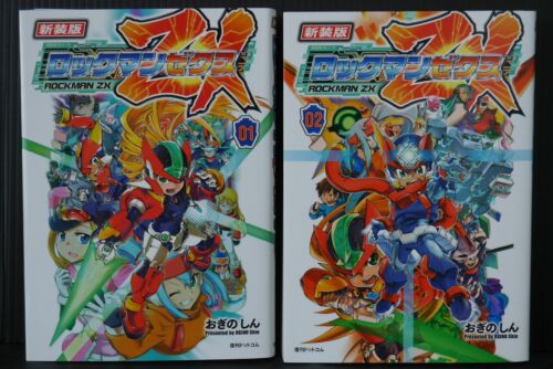 JAPAN Shin Ogino manga LOT: New Edition Mega Man ZX / Rockman ZX 1 