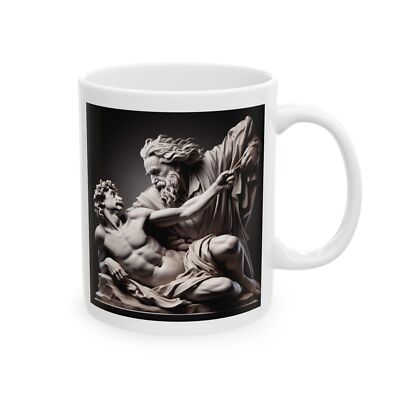 Funny Einstein in Michelangelo Art Lover Unique Gift Tea Coffee Cup Ceramic Mug