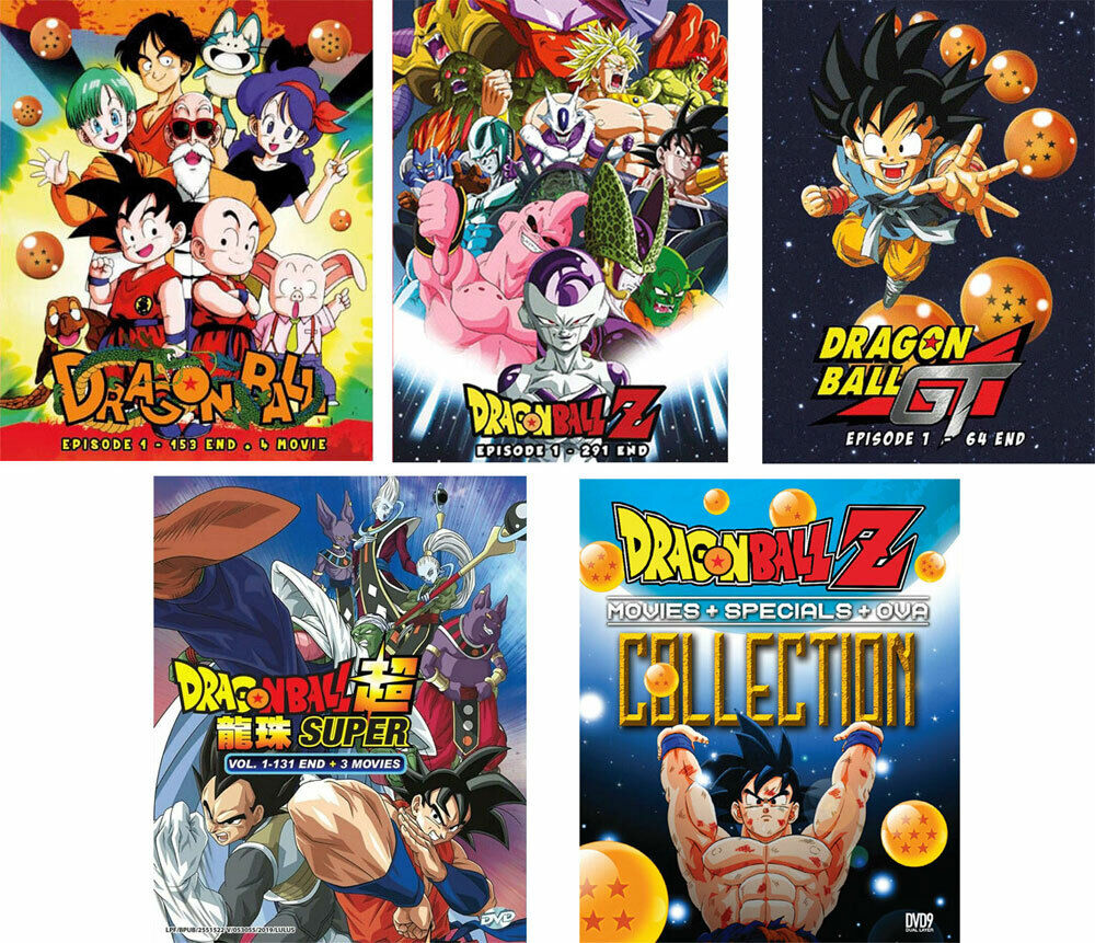 DVD Dragon Ball Z Movies+Specials+OVA & Dragon Ball SUPER HERO The Movie  ENG DUB