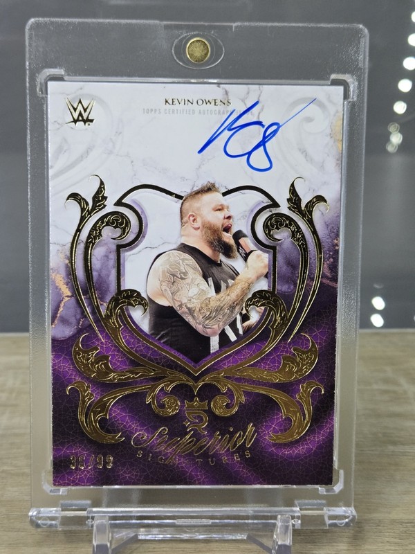 🔥 2025 WWE Topps Royalty Kevin Owens Auto /99 Superior
