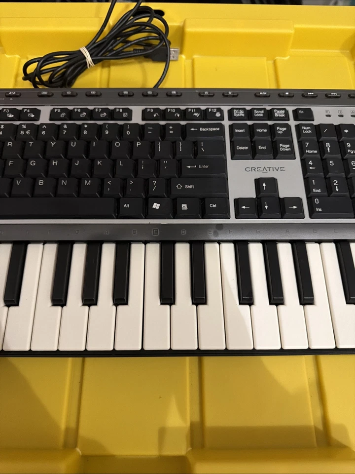 Creative Prodikeys PC-Midi CF0040 Combo USB Keyboard Music Qwerty - Image 3 of 4