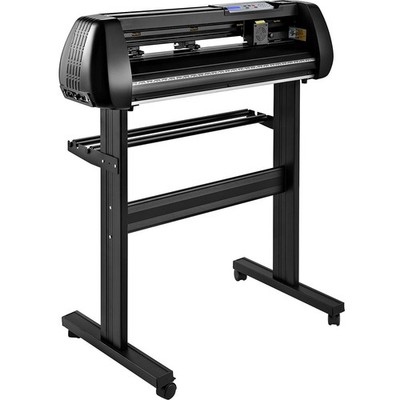 34in Vinyl Cutter Plotter with Bluetooth, Steel Shaft & 5 Vinyl Rolls