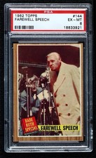 1962 Topps Special Babe Ruth Farewell Speech (Green Tint) #144 PSA 6 HOF 2d2