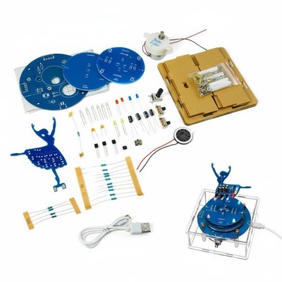 Zum Selbermachen elektronische Spieluhr USB betrieben Lötprojekt 6 eingebaute Melodien