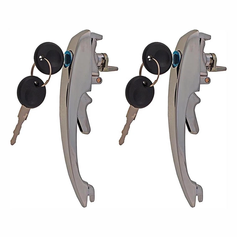 Manija de puerta exterior delantera Dorman 2 piezas para Volkswagen Beetle 1950 1951 1952 1953 Foto 2 de 4