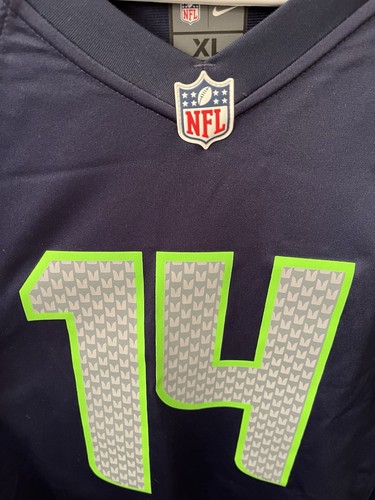 Seattle Seahawks DK Metcalf #14 Blue Nike Jersey XL - Picture 2 of 5